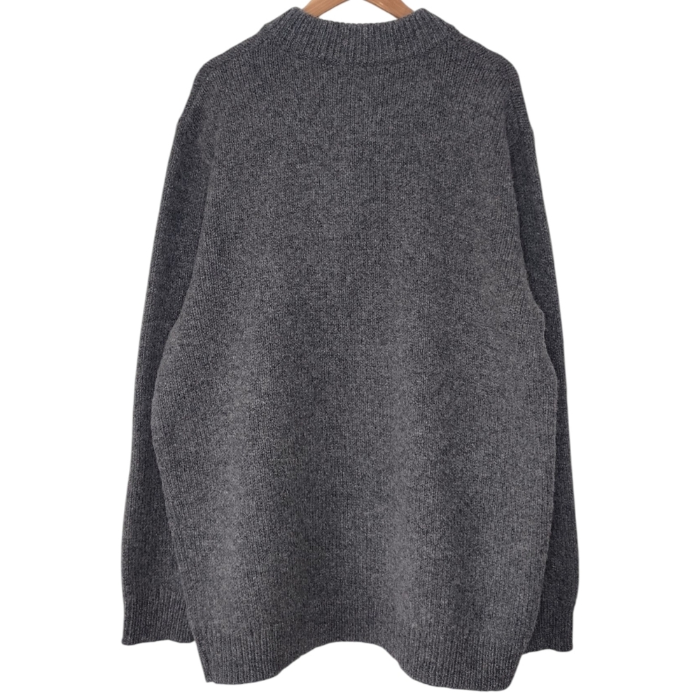 NWT L.L. Bean Men's Gray Knit Charcoal Pullover Long Sleeve Sweater Sz XXL Tall - Picture 2 of 13